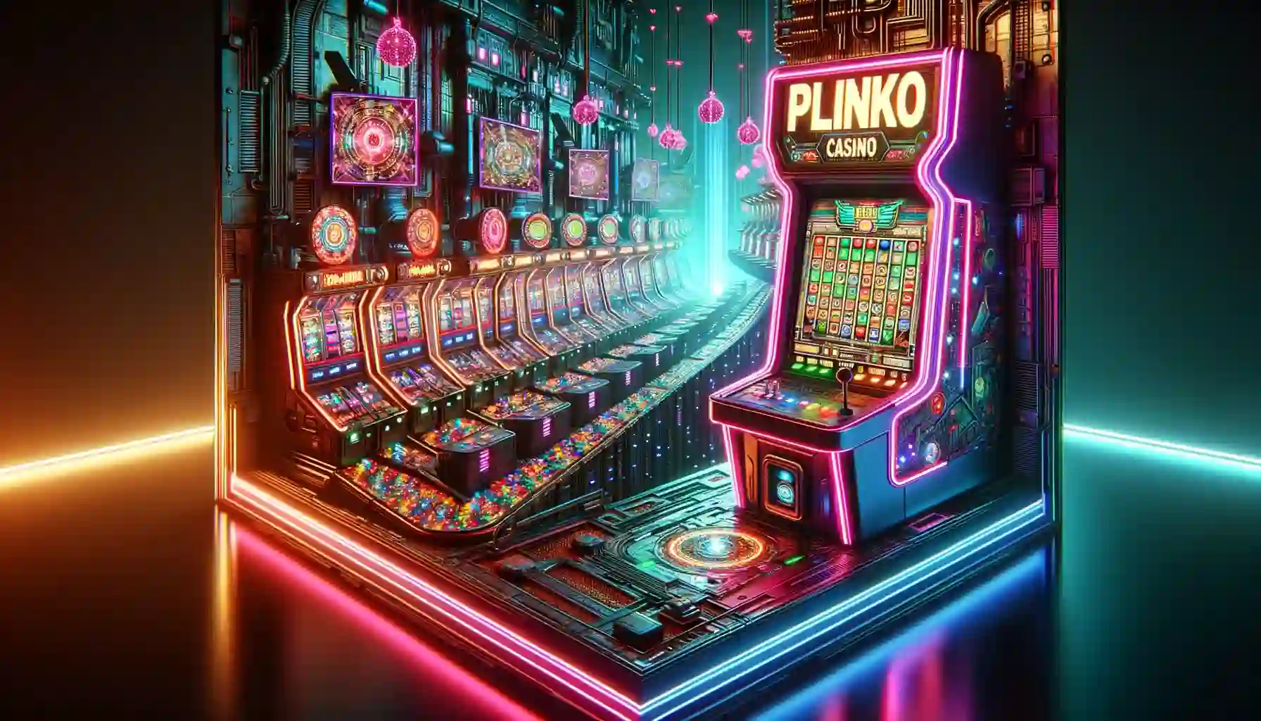 شاشة Plinko Game Play